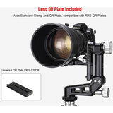SUNWAYFOTO Gimbal Head GH-02 Carbon Fiber 360 Degree Panoramic Camera Ball Head