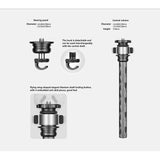 Leofoto Mr. Q LQ-284C with LH-30 Ball Head Carbon Fiber Tripod Kit