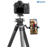 Leofoto LS-324C with LH-40PCL Ball Head Carbon Fiber Tripod Kit