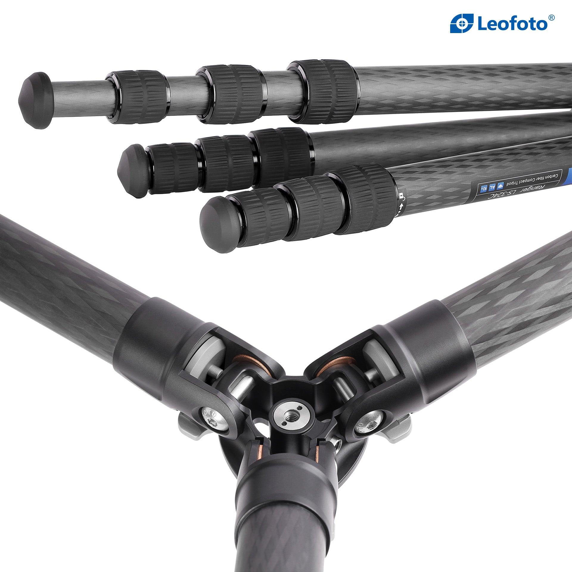 Leofoto LS-324C with LH-40PCL Ball Head Carbon Fiber Tripod Kit