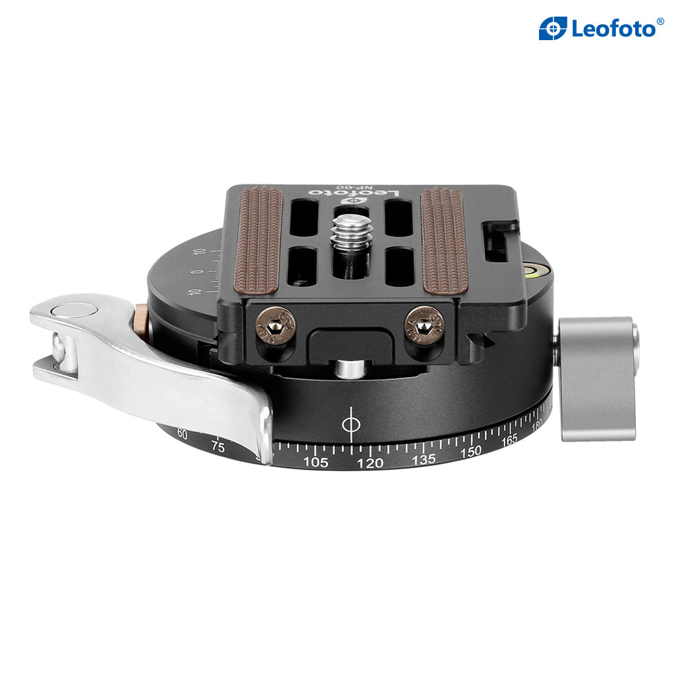 Leofoto LH-40PCL Low Profile Ball Head with Quick Release Clamp