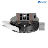 Leofoto LH-40PCL Low Profile Ball Head with Quick Release Clamp