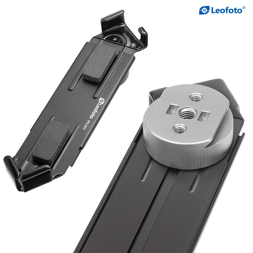 Leofoto IPC-500 Adjustable Ipad Clamp Compatible with Arca Tripod Head  for 13.4 to 19.7" Tablets