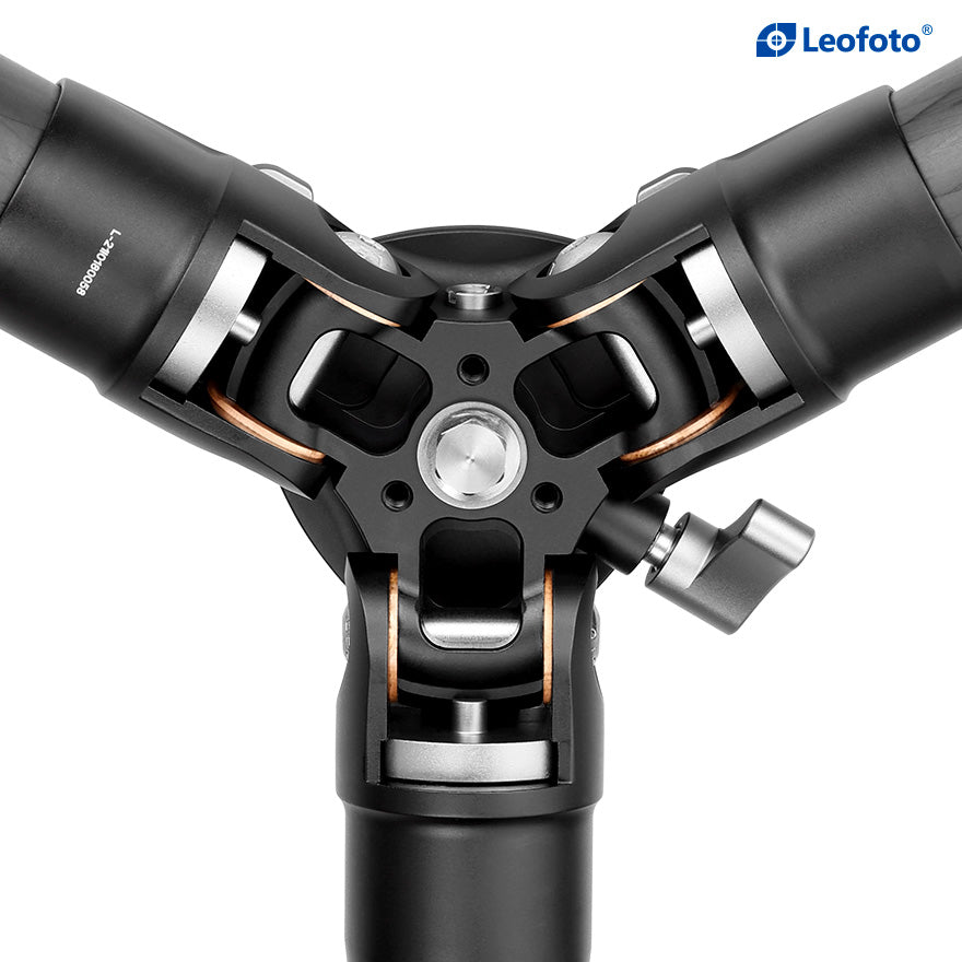 Leofoto LS-365CEX + PG-1 Leveling Base Tripod and Gimbal Head