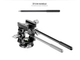 Leofoto VH-30 Two-Way Tele Lens Monopod Head , Arca-Swiss Compatible, With Handle