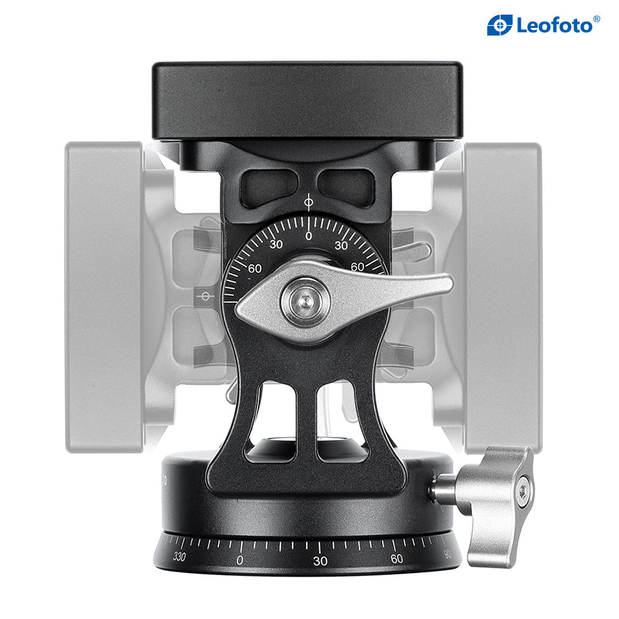 Leofoto VH-30 Two-Way Tele Lens Monopod Head , Arca-Swiss Compatible, With Handle