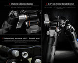 Leofoto Mr. Q LQ-284C with LH-30 Ball Head Carbon Fiber Tripod Kit