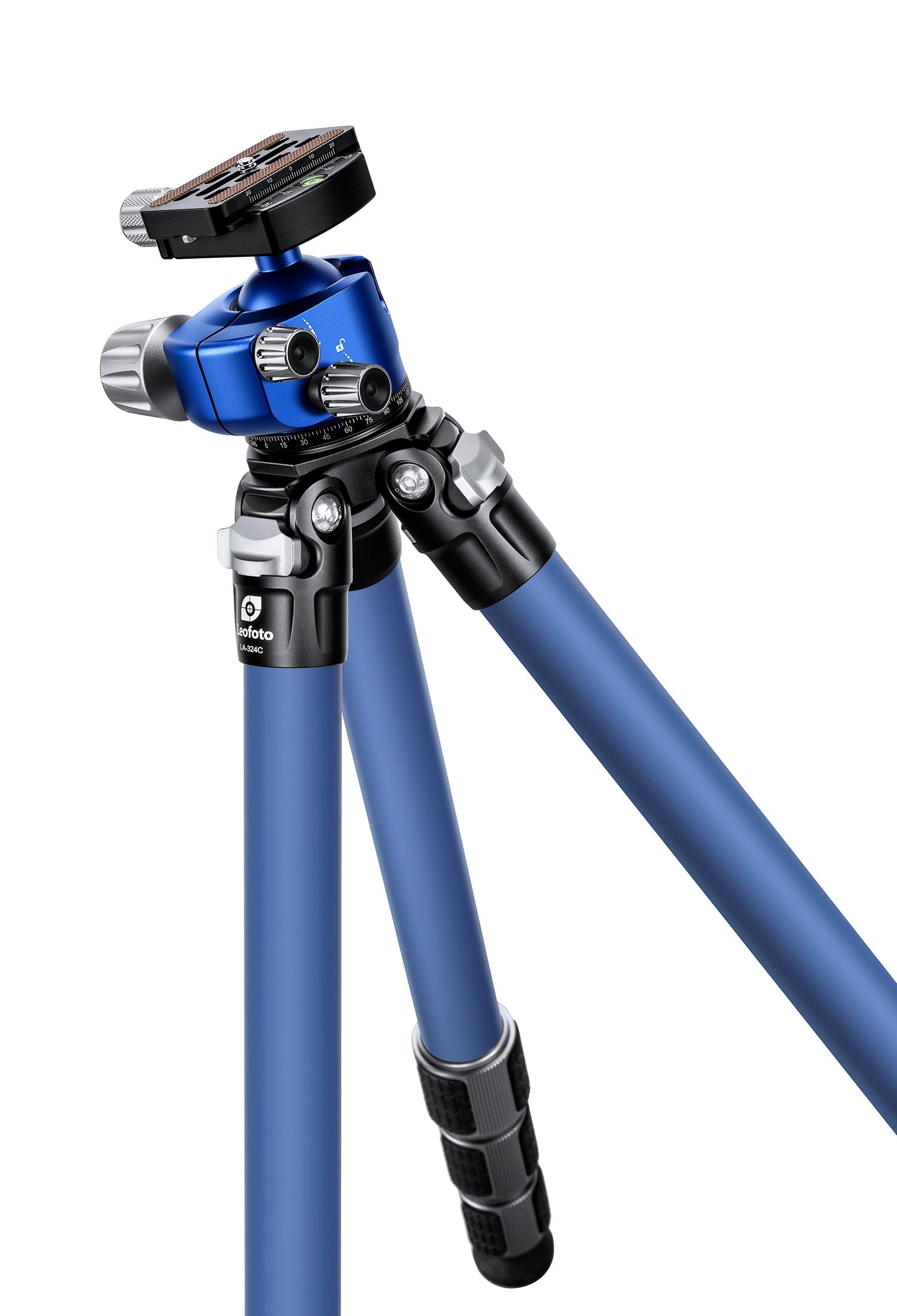 Leofoto LP-284C with LH-30 (Blue) Ball Head Waterproof Anti-Corrosion Carbon Fiber Tripod with Titanium Foot Spike