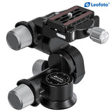 Leofoto GW-01 3-Way Gear Head with QR Plate Arca Compatible