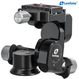 Leofoto GW-01 3-Way Gear Head with QR Plate Arca Compatible