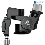 Leofoto GW-01 3-Way Gear Head with QR Plate Arca Compatible