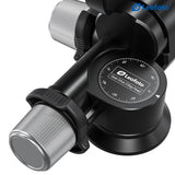 Leofoto GW-01 3-Way Gear Head with QR Plate Arca Compatible