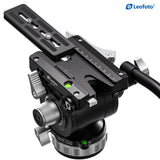Leofoto BV-20 Fluid Tripod Head with QR Plate Arca Compatible