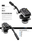 Leofoto BV-20 Fluid Tripod Head with QR Plate Arca Compatible