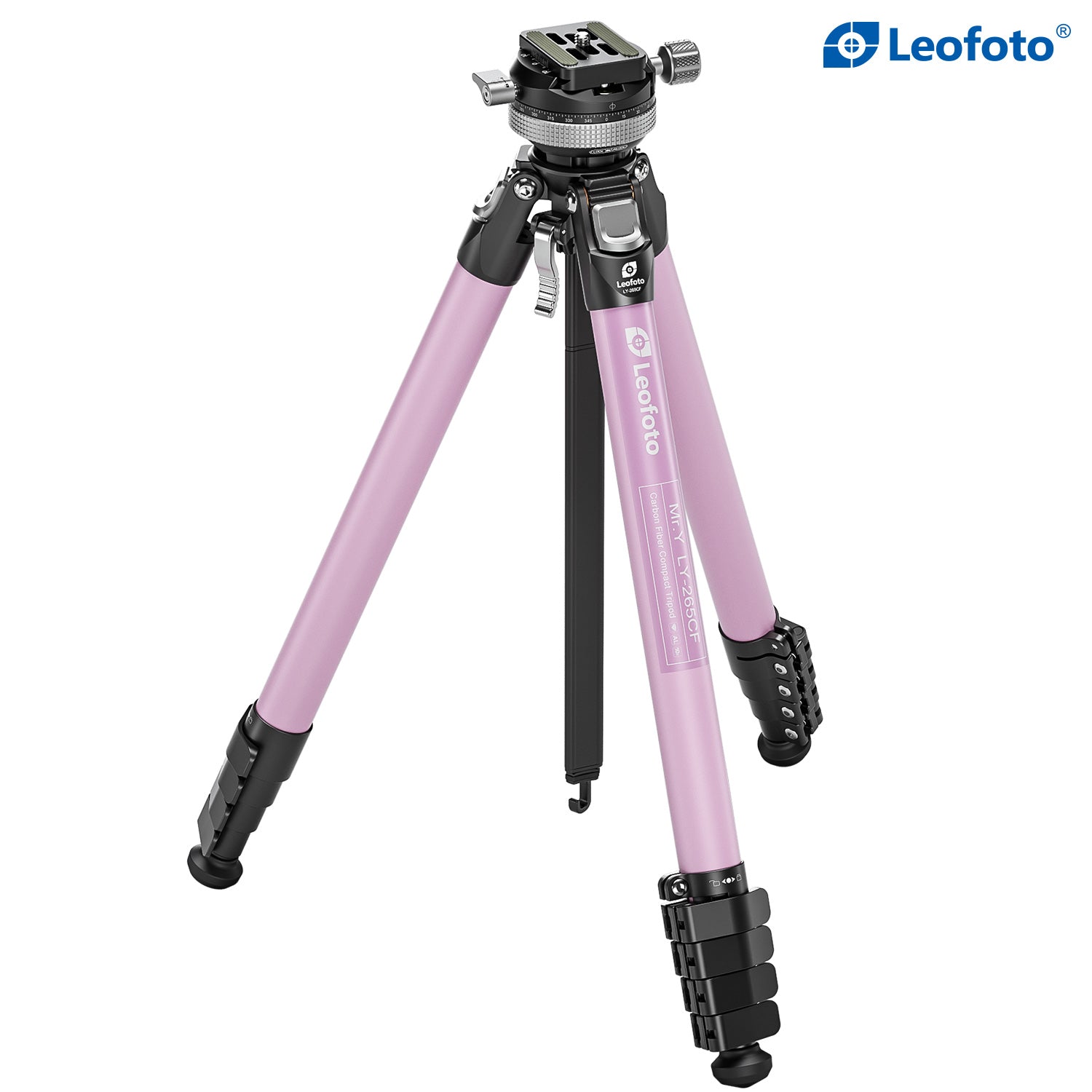 Leofoto LY-265CF Carbon Fiber Camera Tripod with Quick Release 1/4" Screw & 360° Ballhead