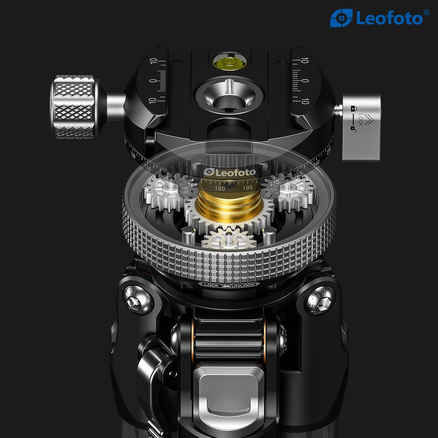Leofoto LY-265CF Carbon Fiber Camera Tripod with Quick Release 1/4" Screw & 360° Ballhead