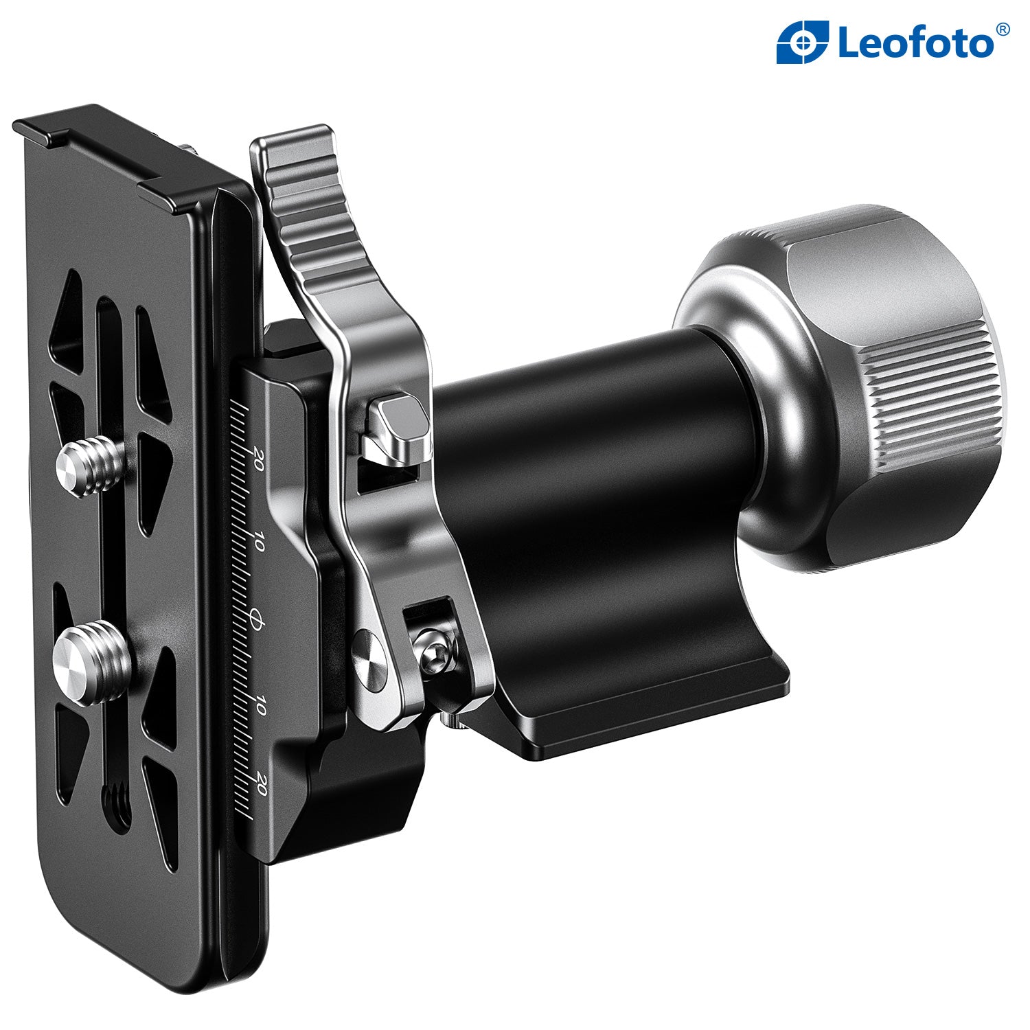 Leofoto MPG-01L Monopod Head Side Mount 360° Tilting Lever-Release Clamp