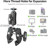 Super Clamp with Magic arm for Camera Gopro Phone Insta 360 and Sports Camera