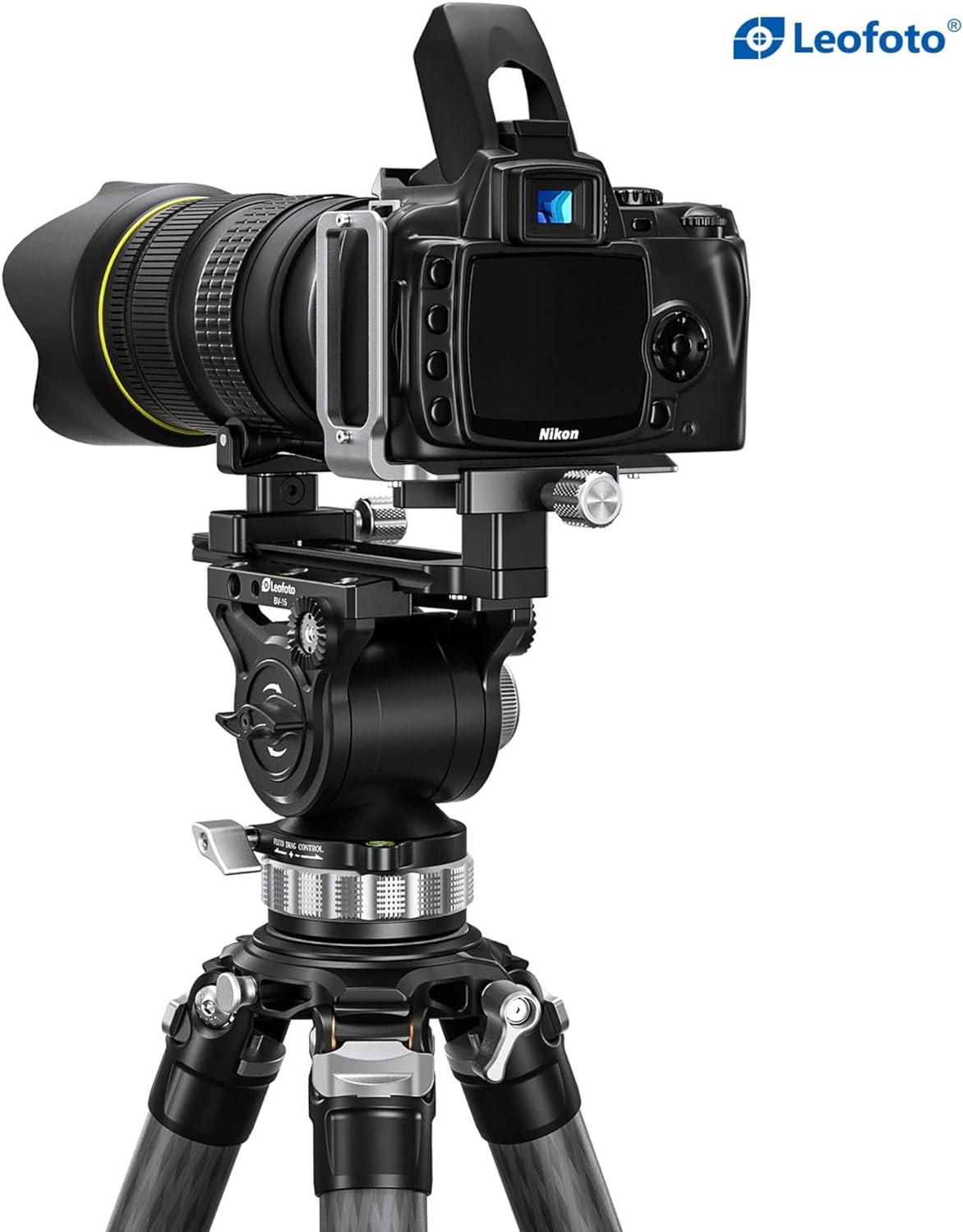 Leofoto VR-150S Dual Pivot Long Tele Lens Support with Arca Compatible QR