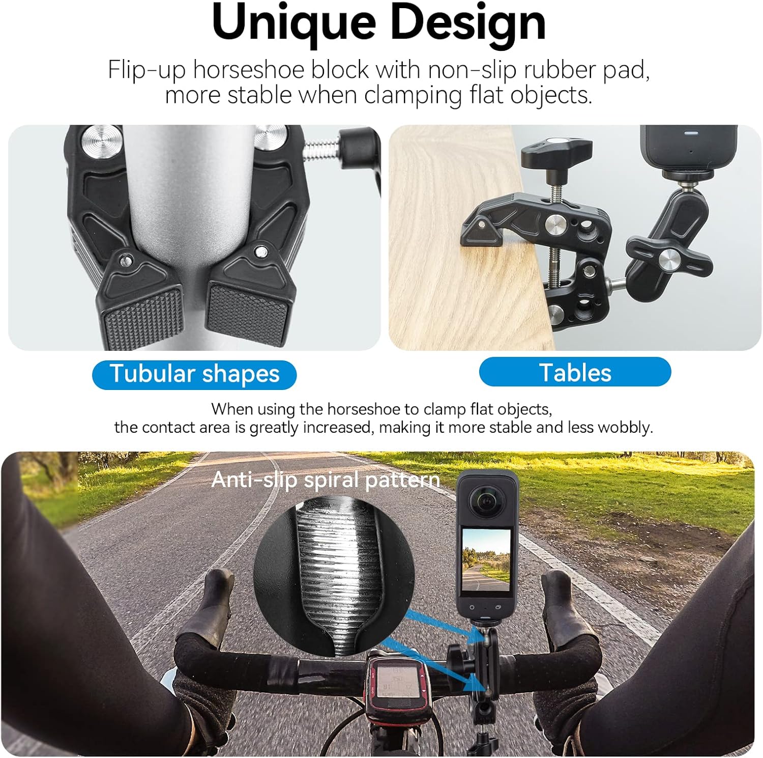 Super Clamp with Magic arm for Camera Gopro Phone Insta 360 and Sports Camera