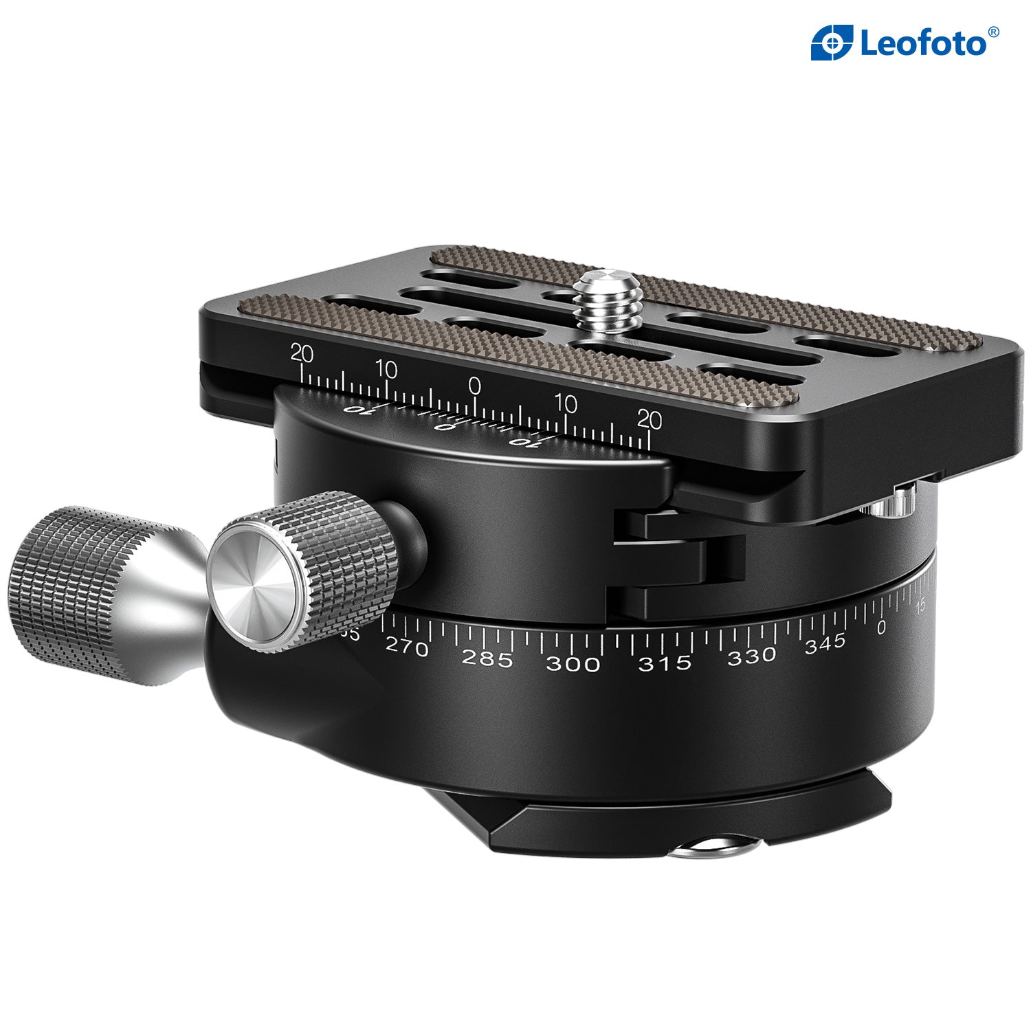 Leofoto GR-2 60mm Gear Panning Clamp with Plate Arca Compatible