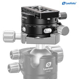 Leofoto GR-2 60mm Gear Panning Clamp with Plate Arca Compatible