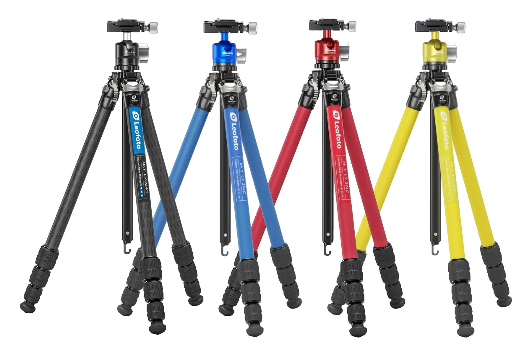 Leofoto LY-224C Carbon Fiber Tripod with LH-25 Ball Head