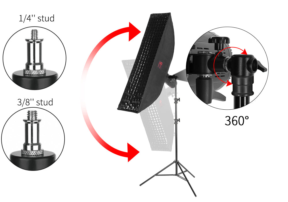 Studio Light Stand Air-coussin 9.5FT / 283cm