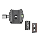Leofoto LHC-60 60mm Screw-Knob Pro Clamp with Plate/ARCA/RRS Ball Head Compatible