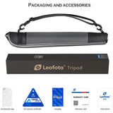 Leofoto MP-365C 5-Section Carbon Fiber Monopod MP Series Carbon Fiber Monopod with Case