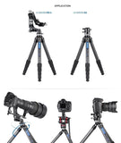 Leofoto LS-365CEX + PG-1 Leveling Base Tripod and Gimbal Head