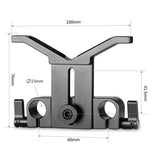 SmallRig Long Lens Support with Dual 15mm Rod Clamp 1087