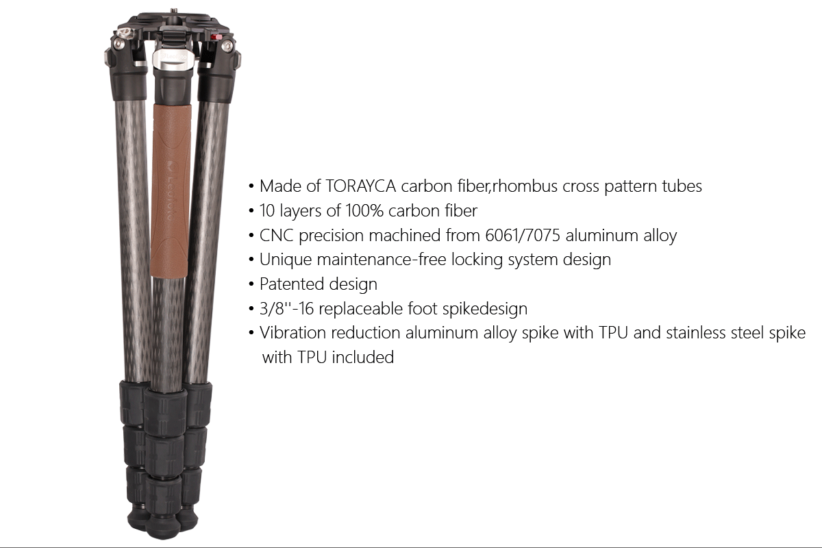 Leofoto Ln-364c Carbon Fiber Tripod