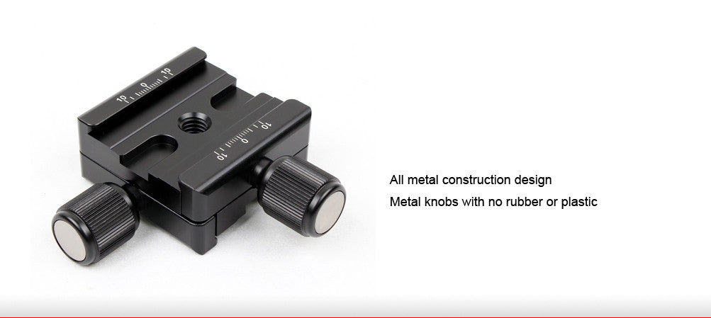 Sunwayfoto DDB-53 Bidirectional Offset Double Clamp Arca Swiss Compatible
