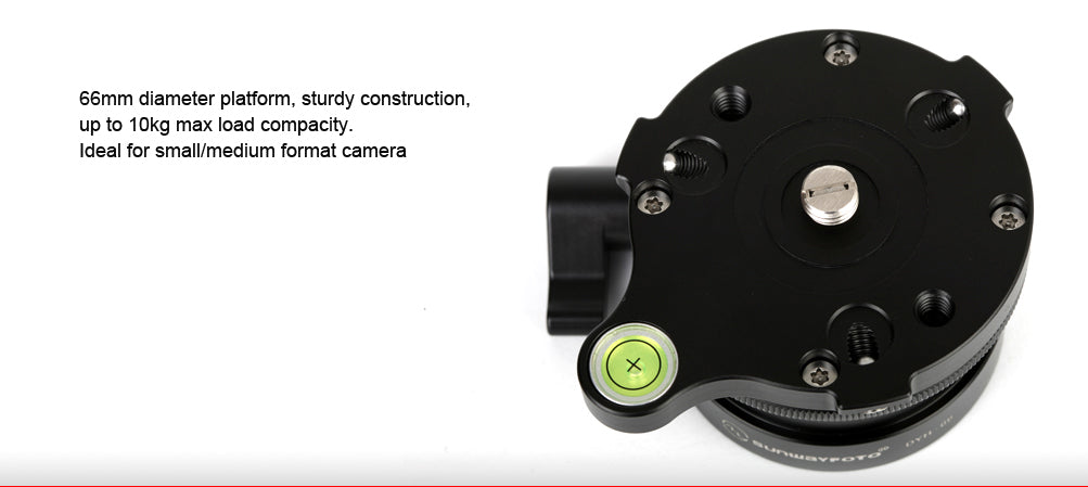 SunwayFoto DYH-66i Tripod Head Leveling Base
