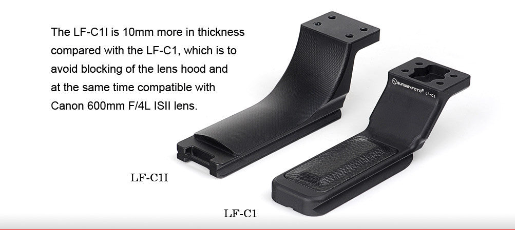 SunwayFoto LF-C1i Quick Release Lens Replacement Foot Arca-Swiss Style