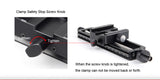 Sunwayfoto MFR-150S Macro Focusing Rail with Screw-Knob Clamp Compatible with Arca-Swiss