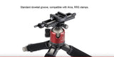 Sunwayfoto MFR-150S Macro Focusing Rail with Screw-Knob Clamp Compatible with Arca-Swiss