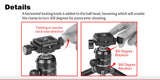 Sunwafoto XB-28II Low Profile High Locking Strenth Ballhead