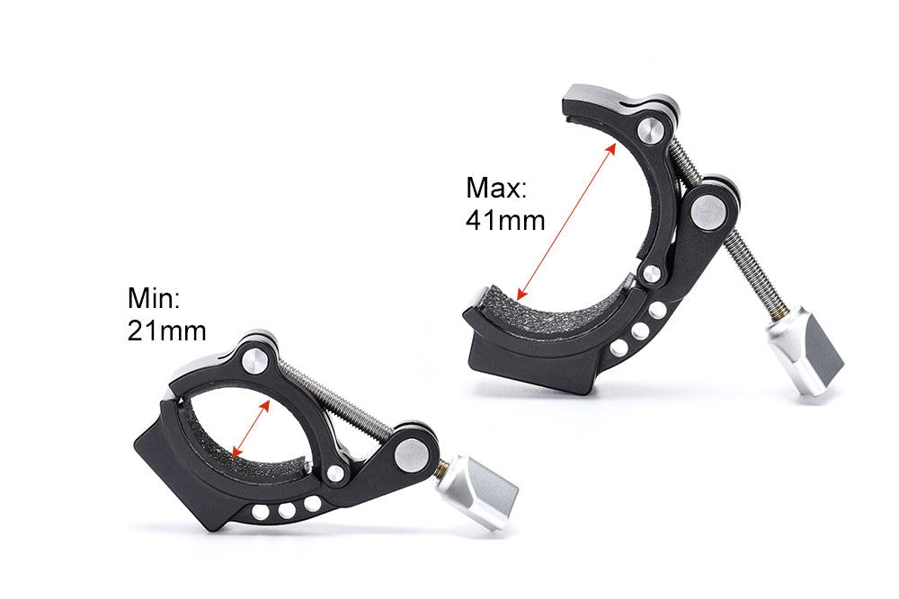 Sunwayfoto Super Clamp for Round Tubes ,Phone, DJI OSMO , Gopro , Bicycle