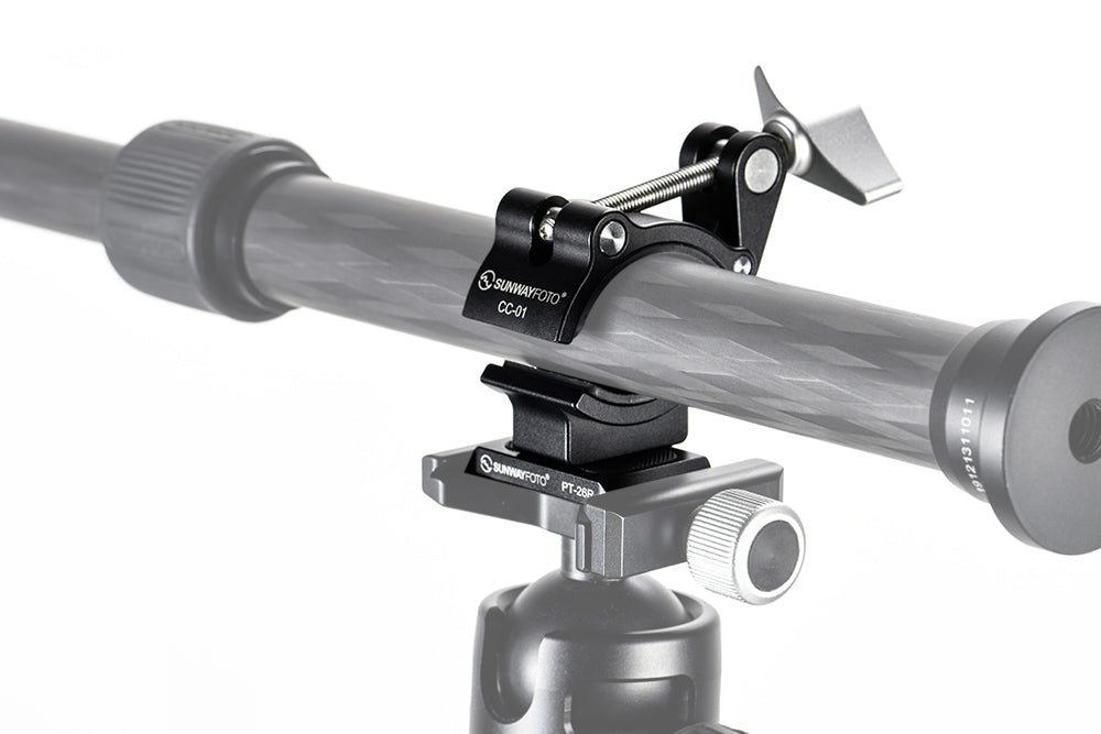 Sunwayfoto Super Clamp for Round Tubes ,Phone, DJI OSMO , Gopro , Bicycle