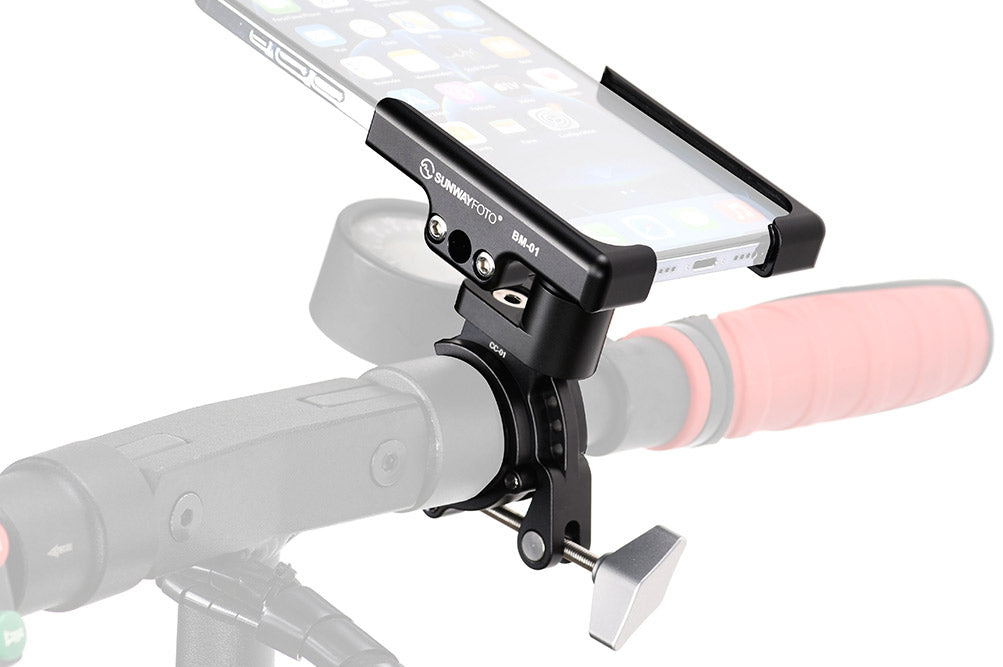Sunwayfoto BM-01T Mobile Phone Bicycle Motorcycle Mounting Clamp