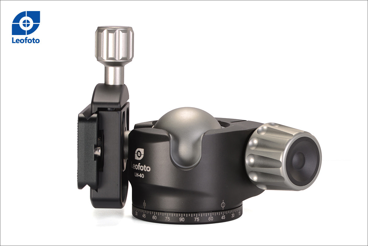 Leofoto LH-40 Low Profile Ball Head with Quick Release Plate Arca Compatible