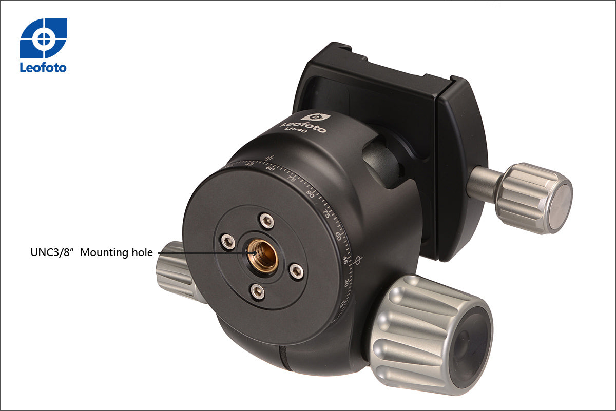Leofoto LH-40 Low Profile Ball Head with Quick Release Plate Arca Compatible