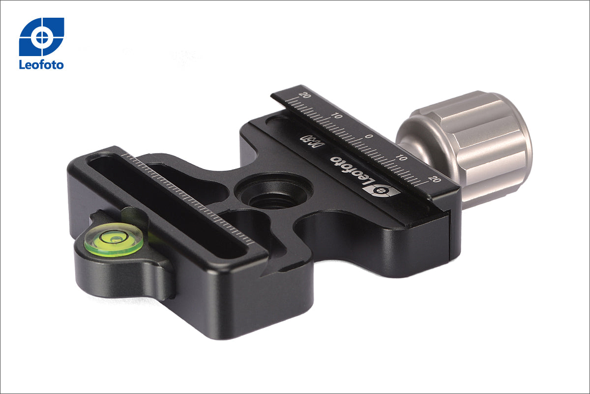 Leofoto DC-50 + DC-50+BPL-50 2-in-1 Metal Quick Release Clamp for Manfrotto 200PL 323 & Arca-Swiss Plate