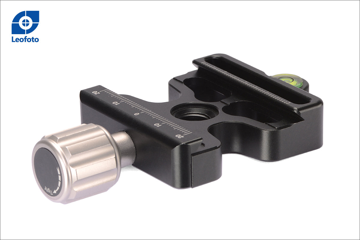 Leofoto DC-50 + DC-50+BPL-50 2-in-1 Metal Quick Release Clamp for Manfrotto 200PL 323 & Arca-Swiss Plate