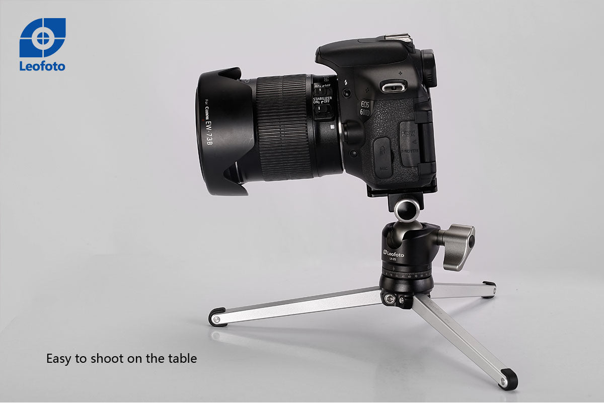 Leofoto LH-25 Mini Ball Head with PU25 Quick Release Plate