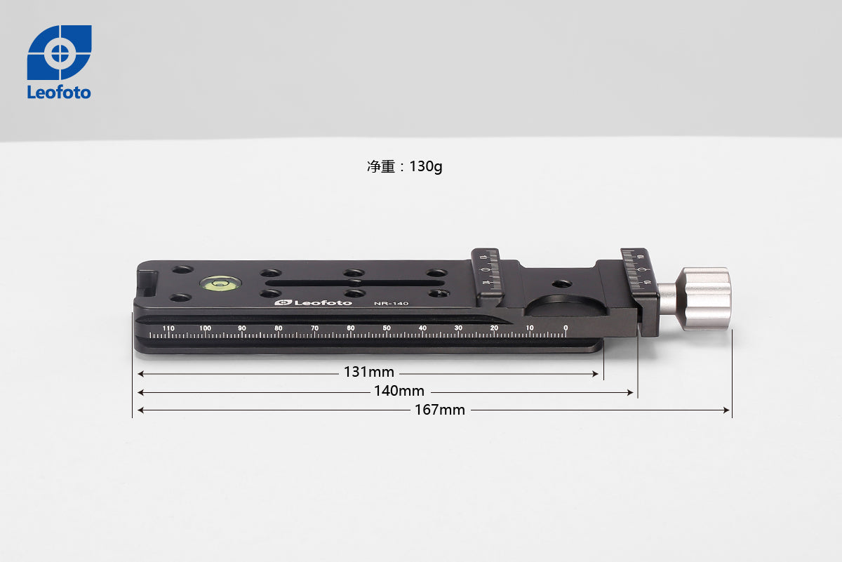Leofoto NR-100 Quick Release Nodal Rail Plate With Clamp Compatible Arca-Swiss