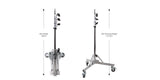 Roller Light Stand For Photography and Video Lighting Support With Wheels PT-330