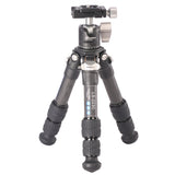 Leofoto LS-223C and LH25 Carbon Fiber Mini Tripod & 25mm Low Profile Ball Head Kit